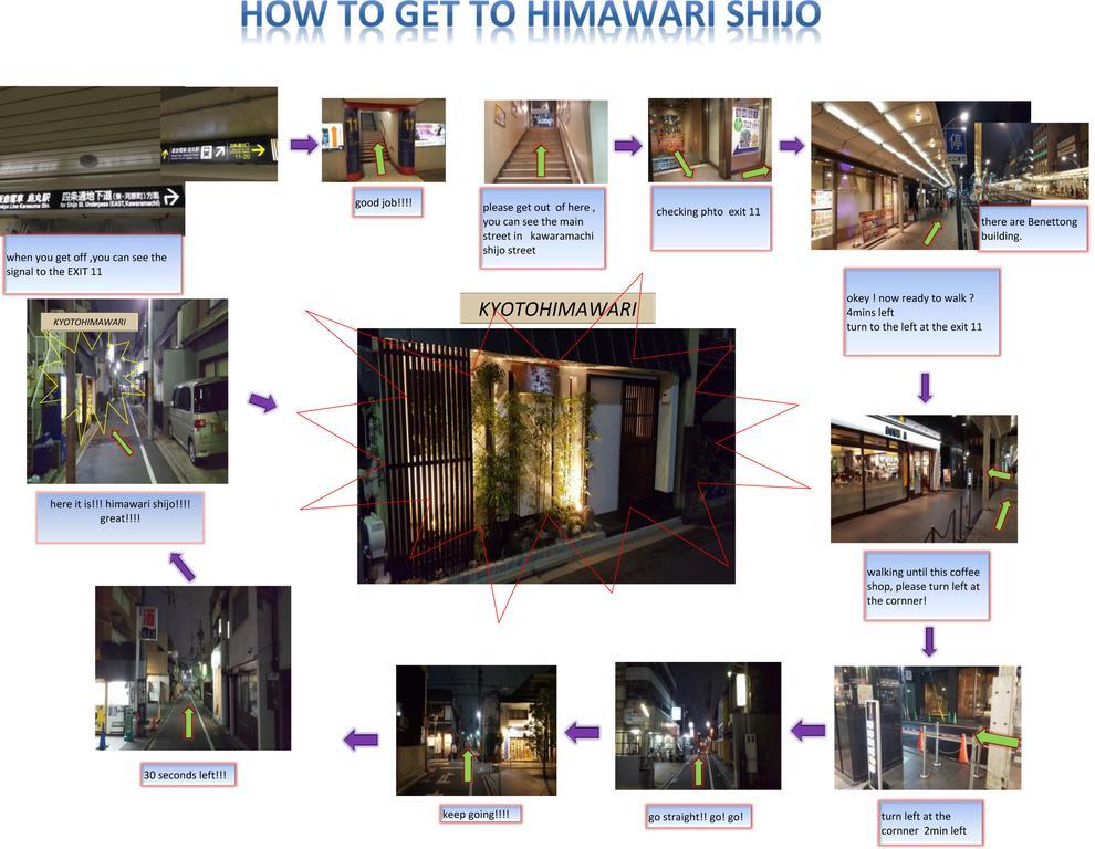 Hotel Kyoto Himawari Shijo Kawaramachi Exterior foto
